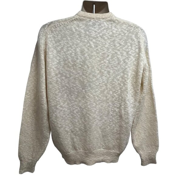 Vintage Titleist Mens Scotland Wool Argyle Beige V-Neck Pullover Sweater Medium - Picture 3 of 7